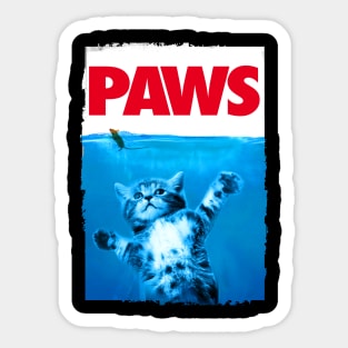 PAWS 80s Movie Parody Sticker